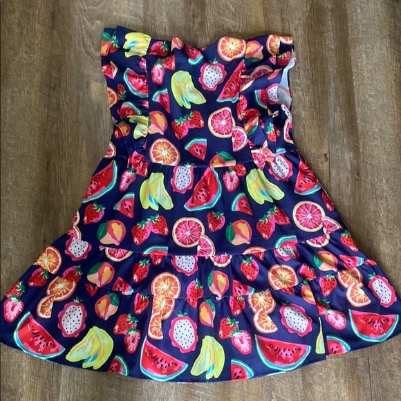 Crosby by Mollie Burch Holden Dress Fruit Print Size M - Picture 10 of 10